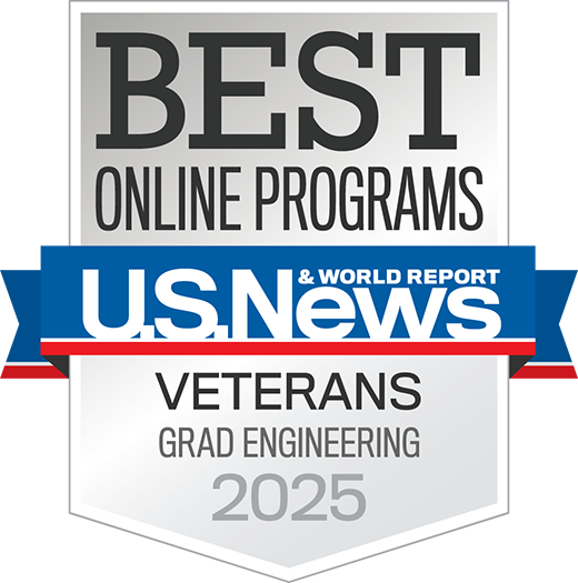 US News Badge Graduate Online Military Programs