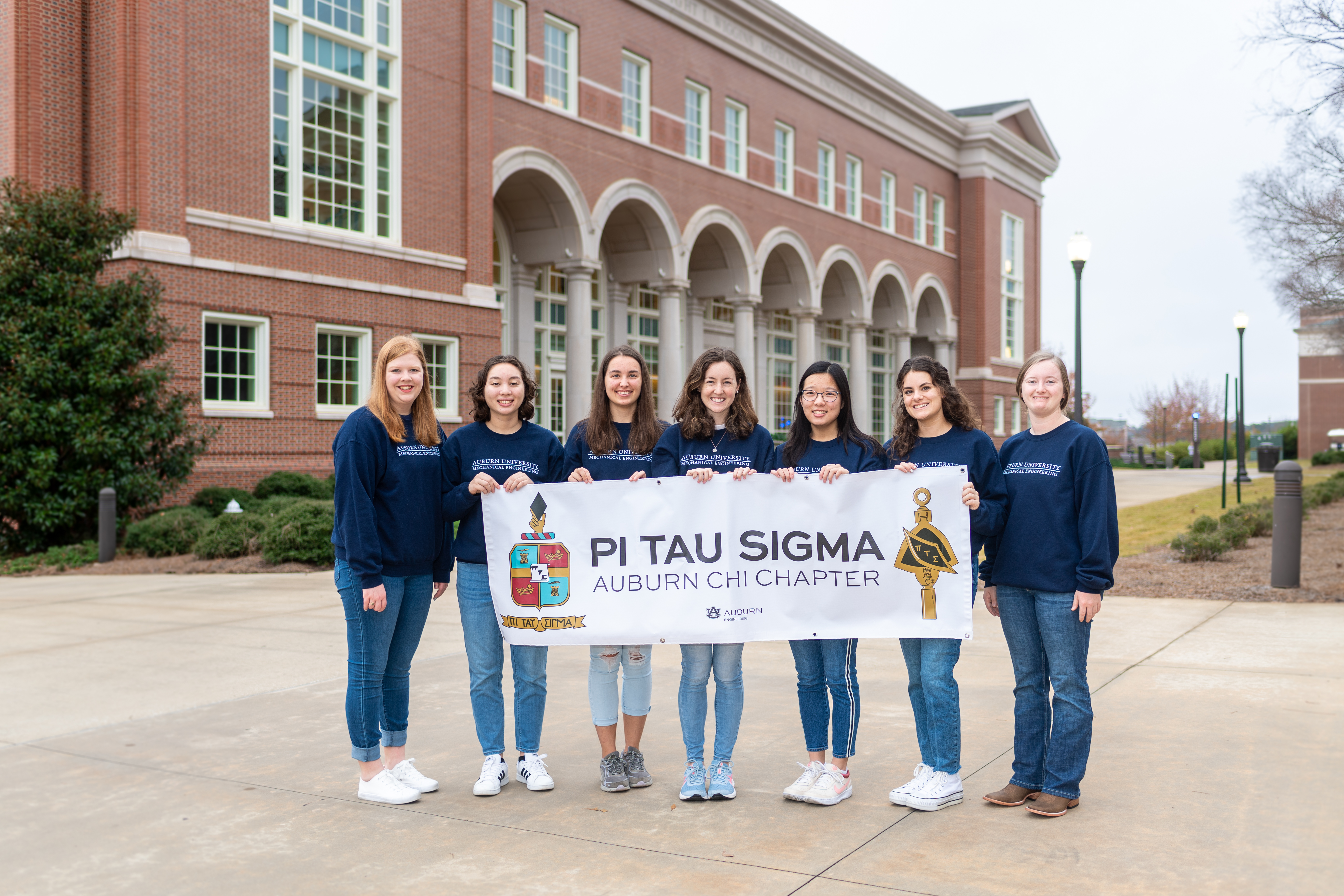 Auburn Chi Officers - Wiggins Hall